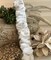 Removable Chandelier Chain Cord Cover Off-White Linen 3-6-9 FT - Hook-Loop product 1